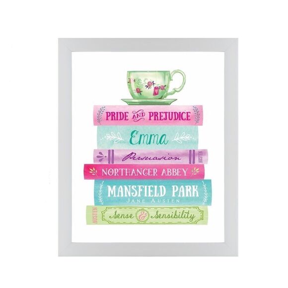 Jane Austen Book Stack Print - Picture 3 of 3